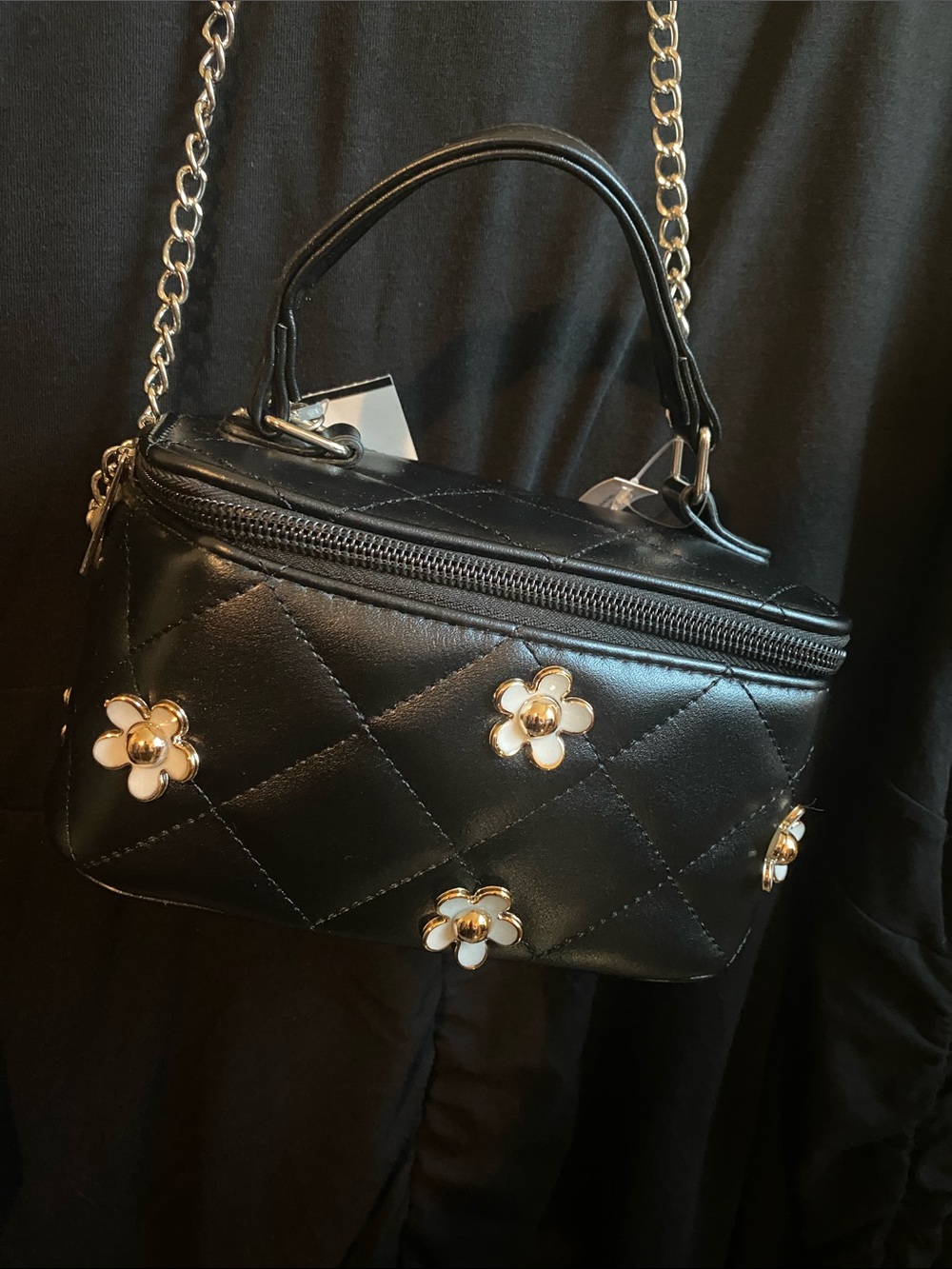 Flower Quilted Mini Purse